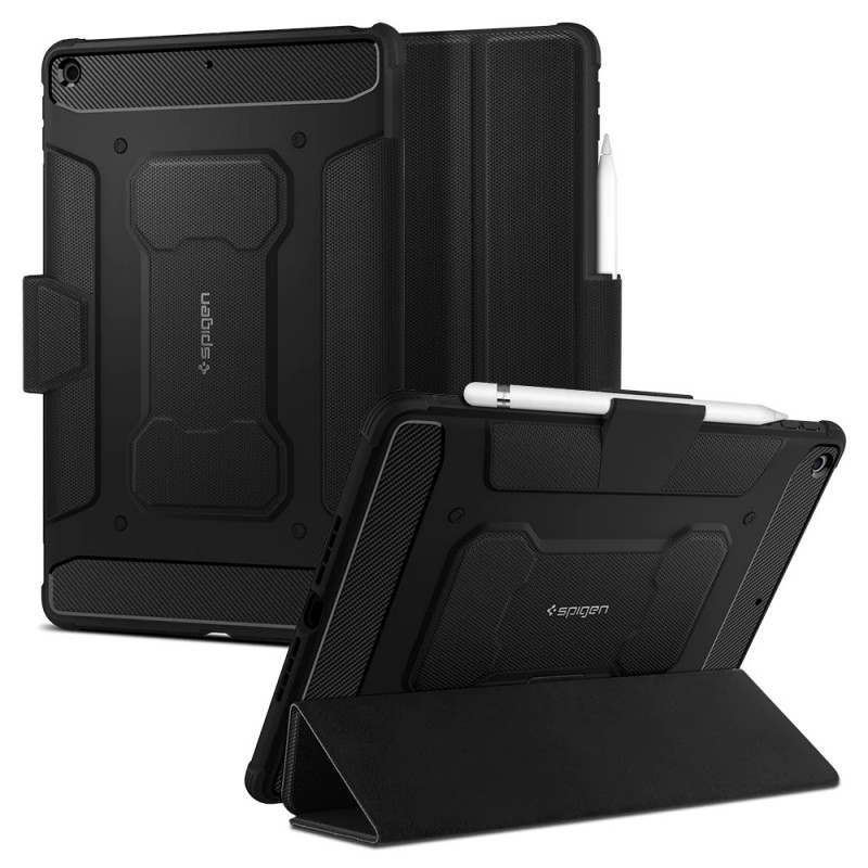 Spigen Чохол для Apple iPad 10.2" (2021-2020-2019) Rugged Armor Pro, Black