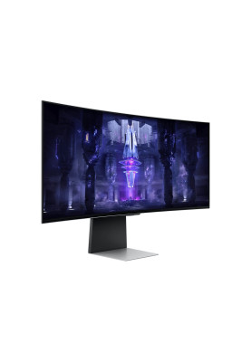 Samsung Монітор 34" Odyssey OLED G8 G85SB microHDMI, miniDP, USB-C, VA, 3440x1440, 21:9, 175Hz, 0.03ms, CURVED