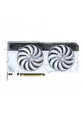 ASUS Відеокарта GeForce RTX 4070 SUPER 12GB GDDR6X білий DUAL-RTX4070S-12G-WHITE