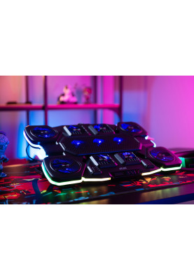 2E Gaming Підставка для ноутбука CPG-011, до 17.3", 1xUSB-A, 1xUSB-C, LCD, RGB, чорний