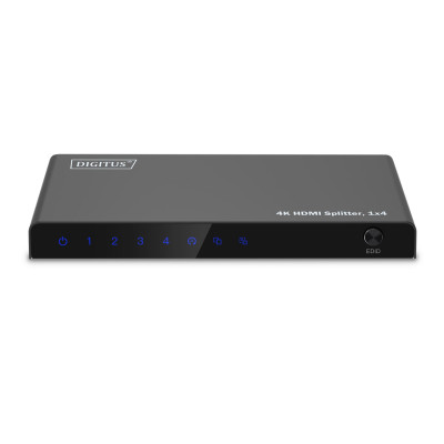 Digitus Відеосплітер DIGITUS HDMI (INx1 - OUTx4), 4K Digitus Відеосплітер DIGITUS HDMI (INx1 - OUTx4), 4K