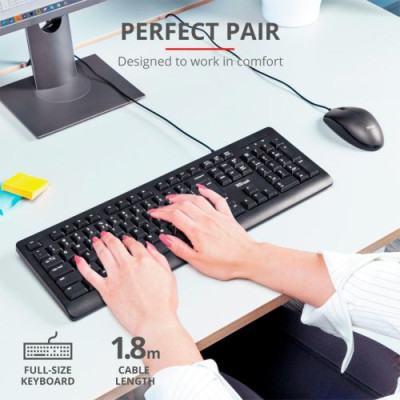 Trust Комплект Primo USB UA Black