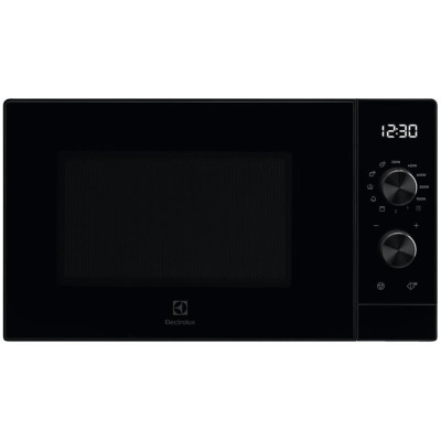 Electrolux Мікрохвильова піч 25л, мех. керування, 900Вт, гриль, дисплей, інвертор, чорний