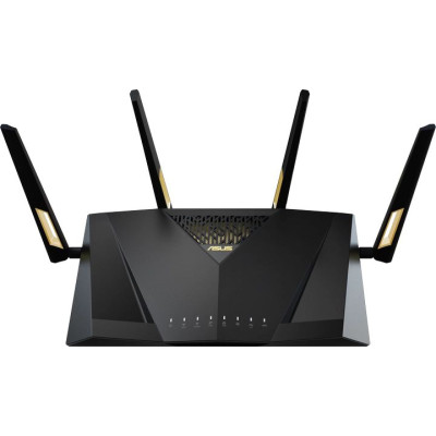 ASUS Маршрутизатор RT-AX88U PRO AX6000 4xGE LAN 2.5xGE WAN 1x2.5GE WAN/LAN 1xUSB3.2 1xUSB2.0 MU-MIMO OFDMA MESH