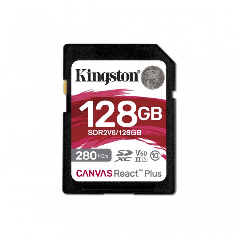 Kingston Карта пам'яті SD 128GB C10 UHS-II U3 R280/W100MB/s