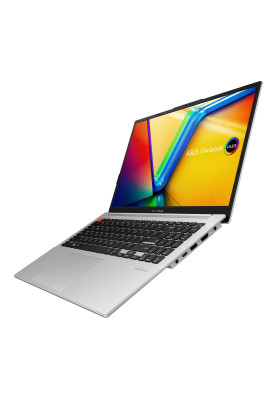 ASUS Ноутбук Vivobook S 15 K5504VA-MA383 15.6" 2.8K OLED, Intel i7-13700H, 16GB, F1TB, UMA, NoOS, Сріблястий