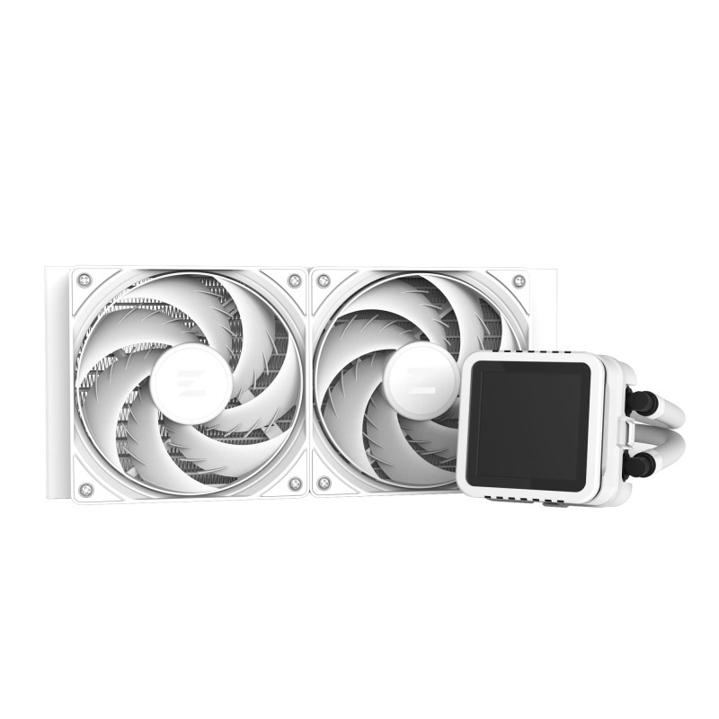 Zalman Система рідинного оxолодження Alpha 2DS A24 ARGB, LGA1851, 1700, 1200, 115x, AM5, AM4, TDP 320W, білий