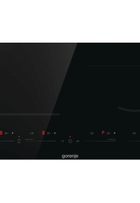 Gorenje Варильна поверхня індукційна, 60см, PowerBoost, TouchControl, збільшена площа приготування, чорний
