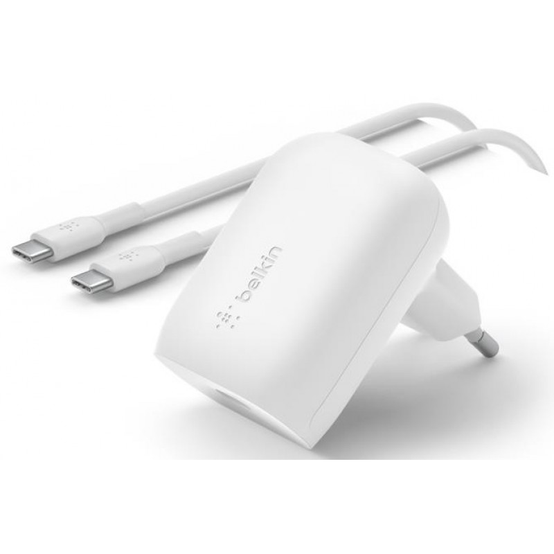 Belkin Мережевий ЗП Home Charger 30W PD PPS USB-С - USB-С 1m