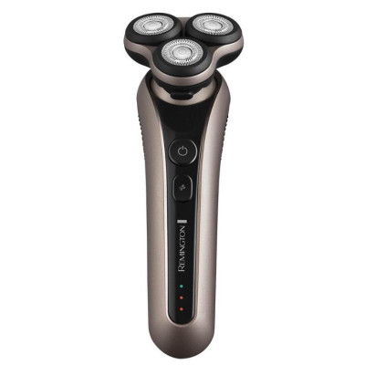Remington Бритва електр. роторна Limitless X7, 5Вт, бритв.головок-3, Li-Ion, сух.+волог., тример, чорно-золотий