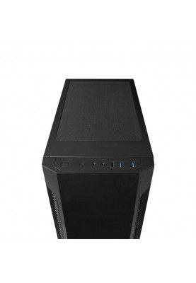 Chieftec Корпус Elox AS-01B, без БЖ, 2xUSB3.2, 1xUSB2.0, 1x120мм, Sound insulated panels, ATX, чорний