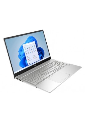 HP Ноутбук Pavilion 15-eh1133ua 15.6" FHD IPS AG, AMD R7-5700U, 16GB, F512GB, UMA, DOS, сріблястий