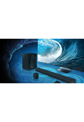 Samsung Саундбар HW-Q990D 656Вт, 11.1.4, BT, HDMI-ARC, Wi-Fi, саб, Dolby Atmos, чорний