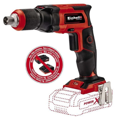Einhell Шурупокрут для гіпсокартону акумуляторний TE-DY 18 Li - Solo, 18В, 15Нм, 0-4000обхв, кейс, 1кг, без АКБ та ЗП Einhell Шурупокрут для гіпсокартону акумуляторний TE-DY 18 Li - Solo, 18В, 15Нм, 0-4000обхв, кейс, 1кг, без АКБ та ЗП