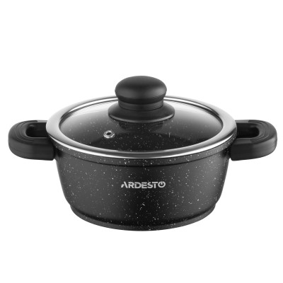 ARDESTO Набір посуду Gemini Anzio, 6 прдметів, алюміній, чорний ARDESTO Набір посуду Gemini Anzio, 6 прдметів, алюміній, чорний