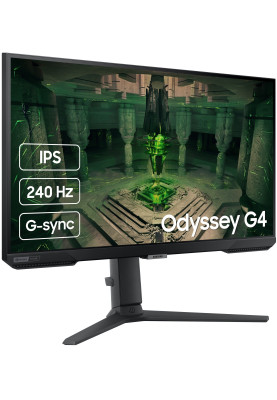 Samsung Монітор 27" Odyssey G4 S27BG400EI 2*HDMI, DP,, IPS, 240Hz, 1ms