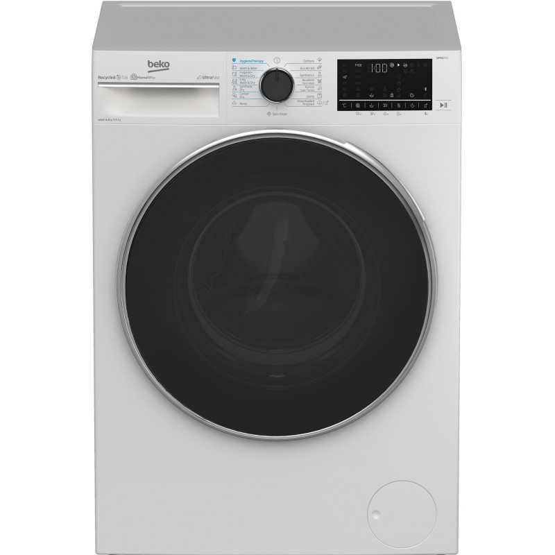 Beko Прально-сушильна машина фронтальна, 9(6)кг, 1400, D, 60см, дисплей, білий