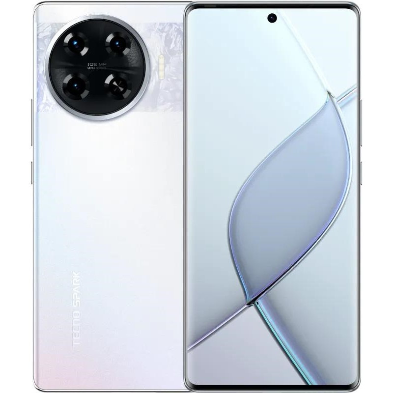 TECNO Смартфон Spark 20 PRO+ (KJ7) 6.78" 8/256ГБ, 2SIM, 5000мА•год, Lunar Frost