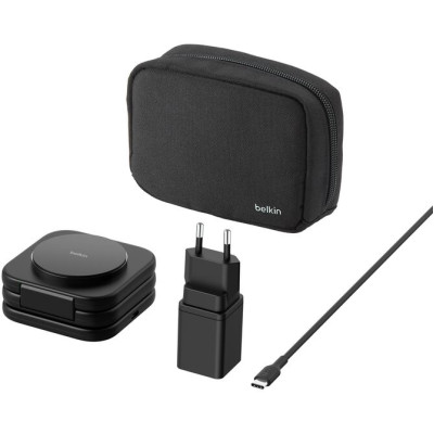 Belkin Зарядне бездротовий пристрій 3в1 Travel Pad Wireless Qi2 15Вт, чорний