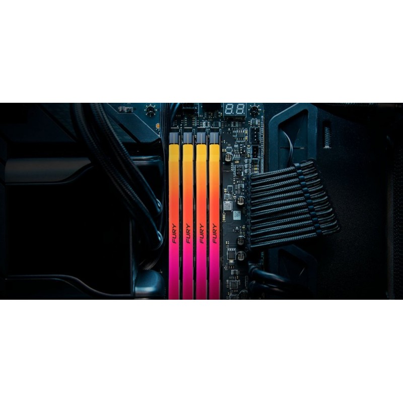 Kingston Пам'ять ПК DDR5 32GB KIT Renegade RGB KF564C32RSAK2-32