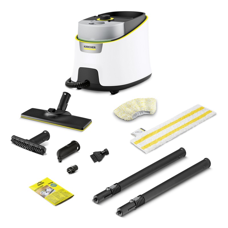 Karcher Пароочисник SC 4 Deluxe, 2200Вт, 1300мл, 4Бар, білий