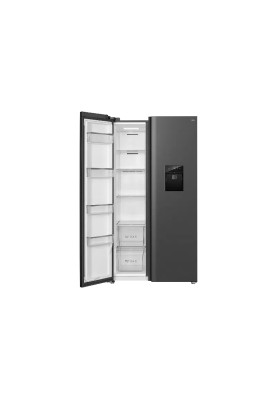 TCL Холодильник SBS, 177х92х63см, 2 дв., Х- 322л, М- 181л, A++, NF, диспенсер, нерж