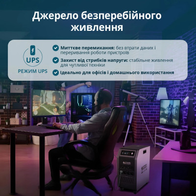 Könner & Söhnen Портативна електростанція Konner&Sohnen KS 5200PS, 5200Вт, 5120Вт·год, LifePo4, UPS, 56кг