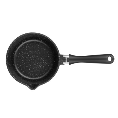 ARDESTO Ківш зі скляною кришкою Gemini Anzio, 1.2л, алюміній, чорний