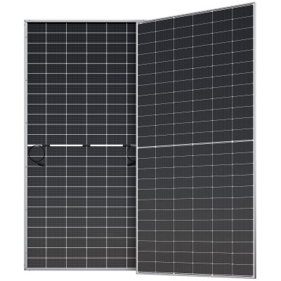 LEDVANCE Фотоелектрична панель M590N72LB-SF-F7-590W, Mono, Bifacial, TopCon, MBB, Halfcell, Silver frame