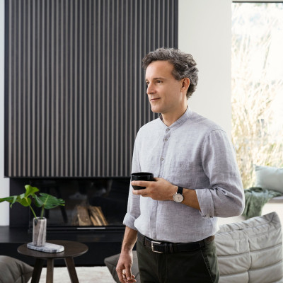 Panasonic Бритва електр. сіткова, 14000 об/хв, бритв.головок-6, Li-Ion, сух.+волог., тример, чорний