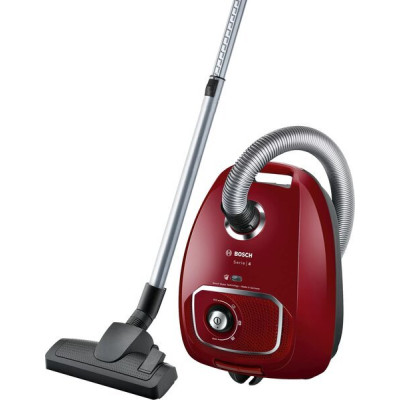 Bosch Пилосос мішковий, 600Вт, 4л, ЕРА10, червоний