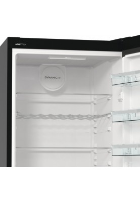 Gorenje Холодильна камера, 185x60х66, 398л, А++, дисплей, зона св-ті, чорний