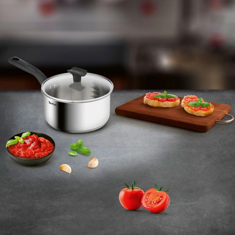 Tefal Набір посуду Delicious, 6 предметів, нержавіюча сталь, бакеліт, скло