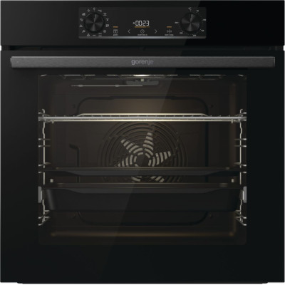 Gorenje Комплект (духовка електрична BOS6737E06BG + поверхня індукційна GI6401BSC), 743032, чорний