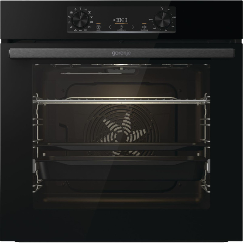 Gorenje Комплект (духовка електрична BOS6737E06BG + поверхня індукційна GI6401BSC), 743032, чорн