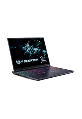 Acer Ноутбук Acer Predator Helios Neo 16 PHN16-73 16" WQXGA, Intel U9-275HX, 64GB, F1TB+1TB, NVD5070Ti-12, Lin