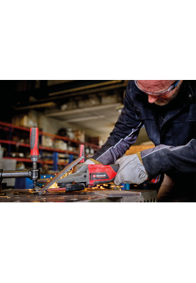 Einhell Шліфмашина кутова акумуляторна TP-AG 18/125 F Li BL - Solo, PXC, 18В, безщіткова, 125 мм, 8500 об/хв, плоский редуктор, 1.57кг (без АКБ та ЗП)