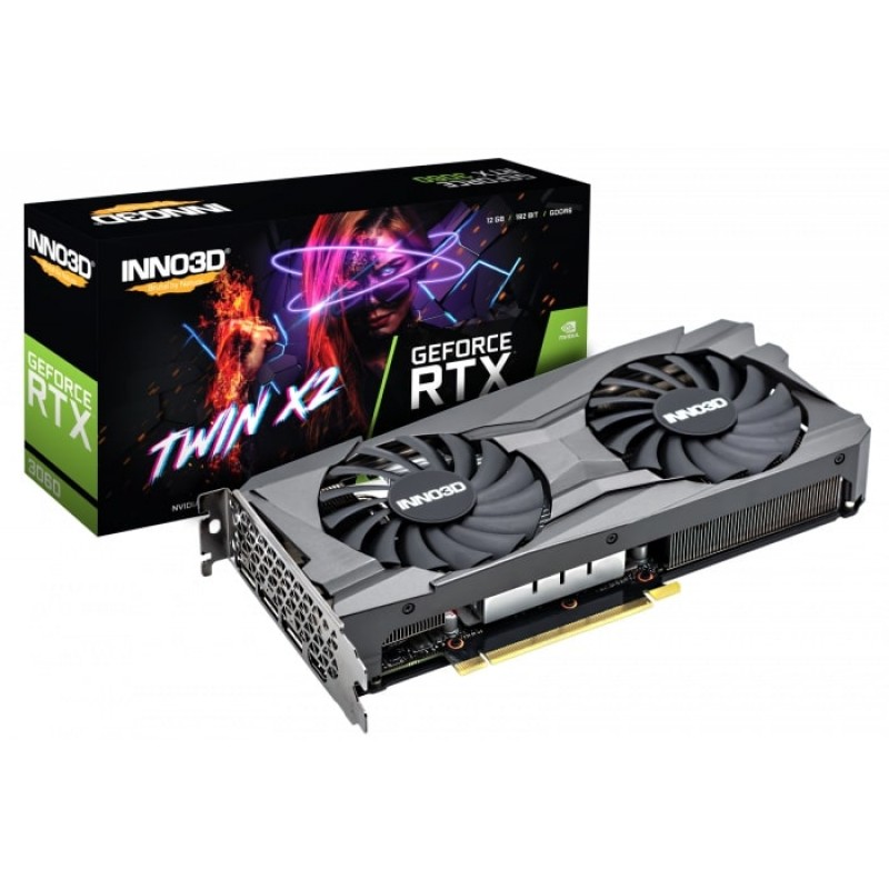 Inno3d Відеокарта GeForce RTX 3060 12GB GDDR6 Twin X2