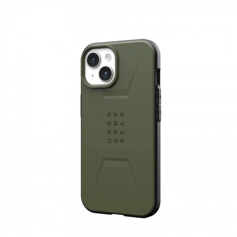 UAG Чохол для Apple iPhone 15 Civilian Magsafe, Olive Drab