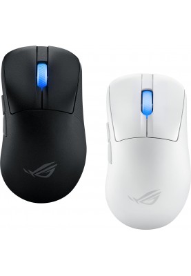 ASUS Миша ROG Keris II Ace, RGB, USB-A/WL/BT, білий