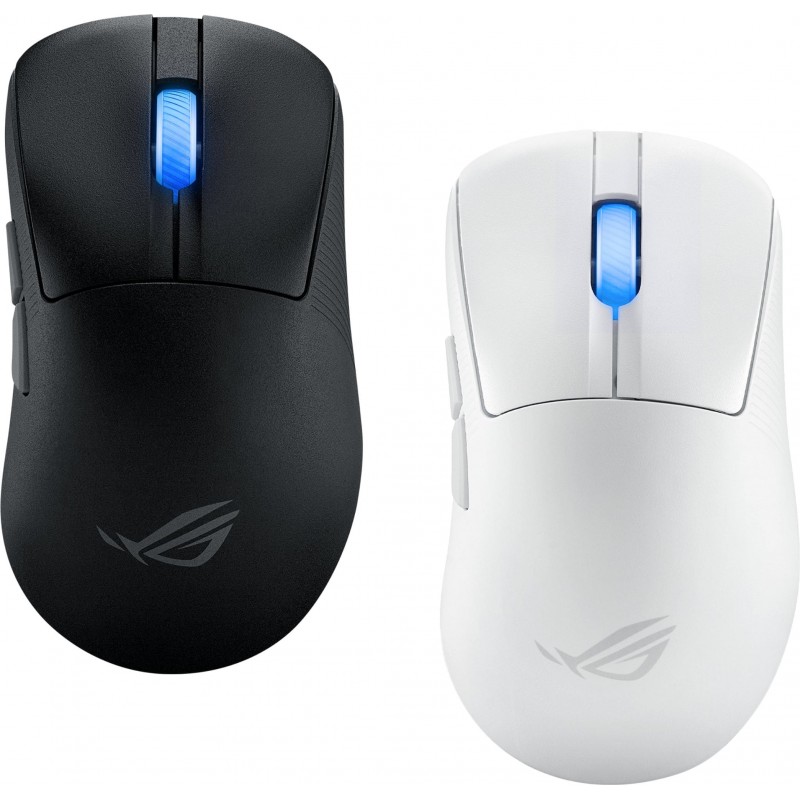 ASUS Миша ROG Keris II Ace, RGB, USB-A/WL/BT, білий