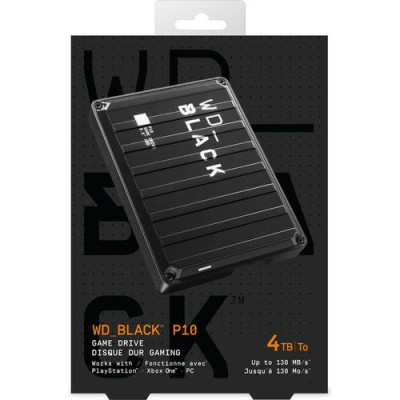 WD Портативний жорсткий диск 4TB USB 3.1 WD BLACK P10 Game Drive