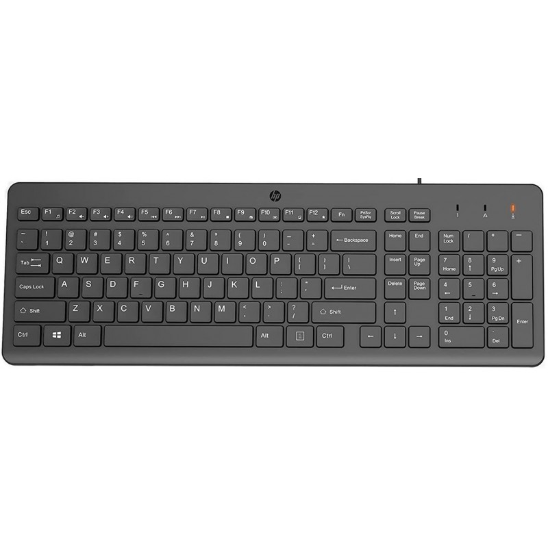 HP Клавіатура 150 USB UA Black