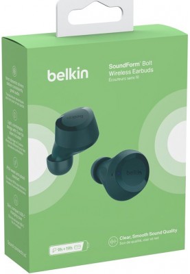 Belkin Навушники Soundform Bolt True Wireless Teal