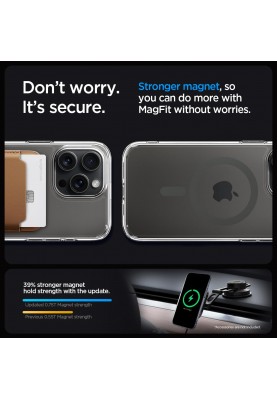 Spigen Чохол для Apple iPhone 15 Pro Max Ultra Hybrid MagFit, Graphite