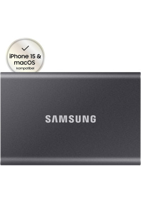 Samsung Портативний SSD 1TB USB 3.2 Gen 2 Type-C T7 Сірий