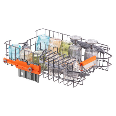 ARDESTO Посудомийна машина вбудовувана, 10компл., А++, 45см, дисплей, 3й кошик, гігієн.обробка, білий