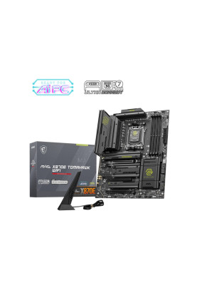 MSI Материнcька плата MAG X870E TOMAHAWK WIFI sAM5 X870E 4xDDR5 M.2 HDMI WiFi BT ATX