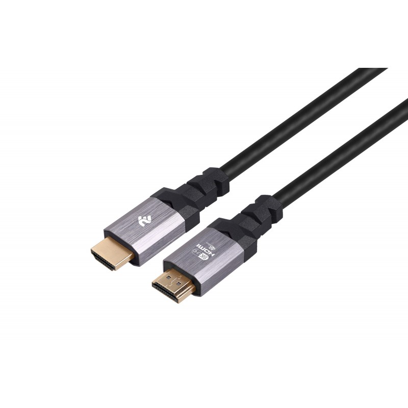 2E Кабель HDMI (M/M), 3м, 2.1, 4K/120Hz, 8K/60Hz 48Gbps, Ultra High Speed, чорний