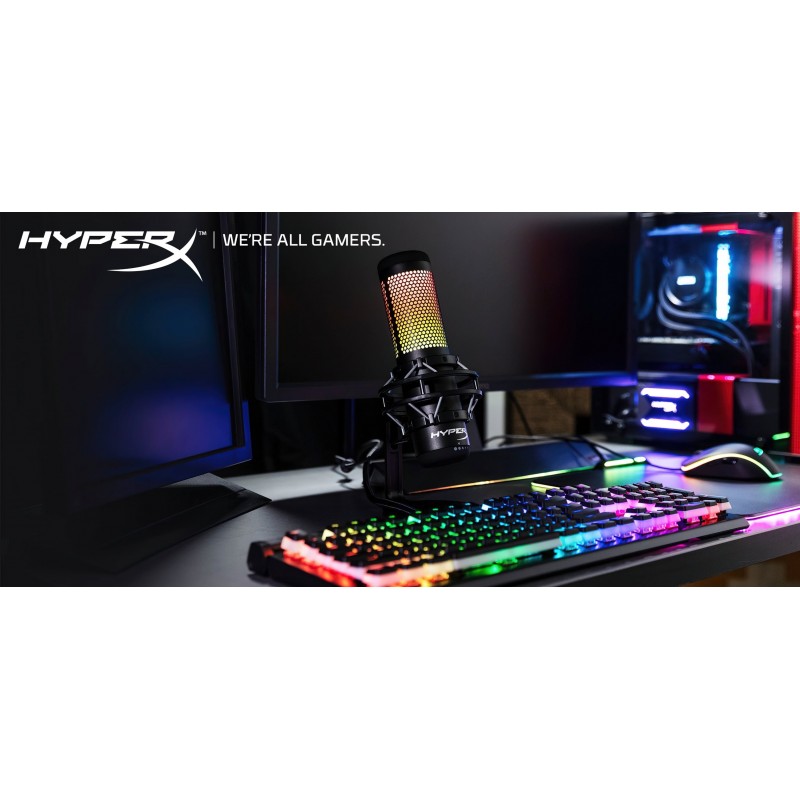 HyperX Мікрофон QuadCast S RGB Black